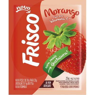 SUCO EM PÓ SABOR MORANGO FRISCO 25G