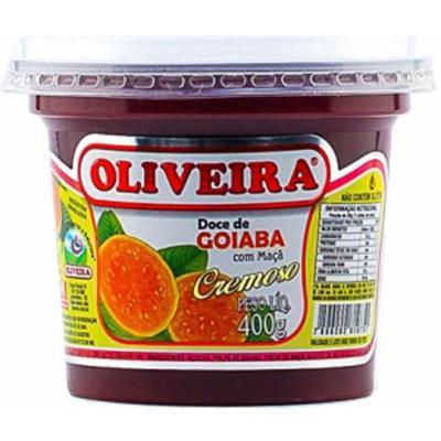 DOCE DE GOIABA COM MAÇÃ CREMOSO OLIVEIRA 400G