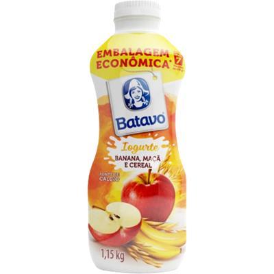 IOGURTE SABOR BANANA, MAÇÃ E CEREAL BATAVO 1,25KG