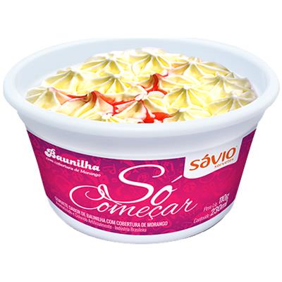SORVETE SÓ COMECAR SABOR BAUNILHA SÁVIO 110G