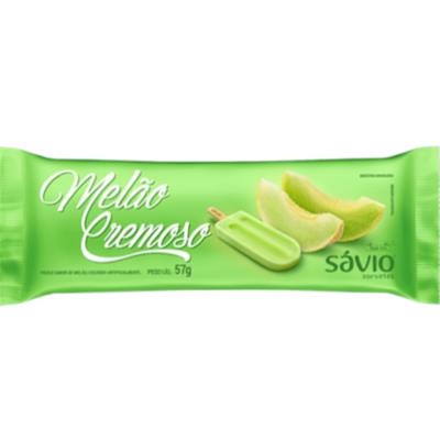SORVETE SABOR MELÃO CREMOSO SÁVIO 57G