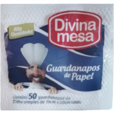 GUARDANAPOS DE PAPEL SIMPLES DIVINA MESA 50UN
