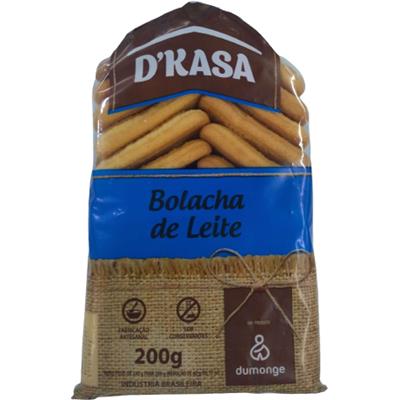 BOLACHA SABOR LEITE MASSAS D' KASA 200G