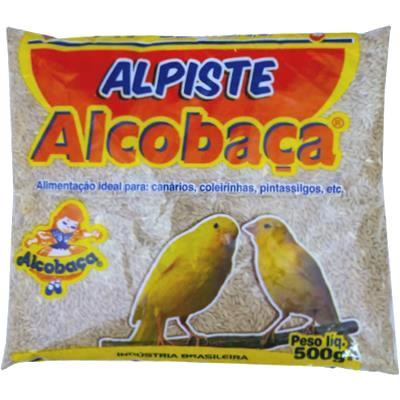 ALPISTE PARA CANÁRIOS COLEIRINHAS ALCOBAÇA 500G