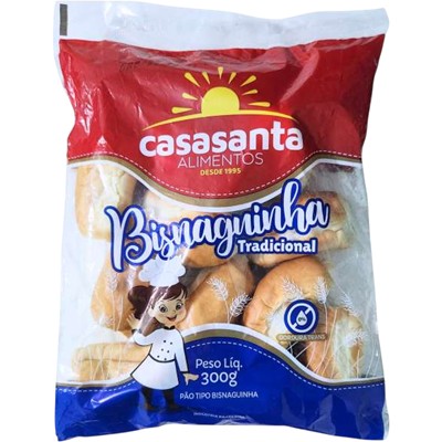 PÃO TIPO BISNAGUINHA TRADICIONAL CASASANTA 300G