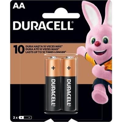 PILHA ALCALINA PEQUENA AA DURACELL 2UN