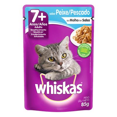 ALIMENTO PARA GATOS ADULTOS DE PEIXE WHISKAS 85G