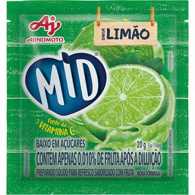 SUCO EM PÓ SABOR LIMÃO MID 20G