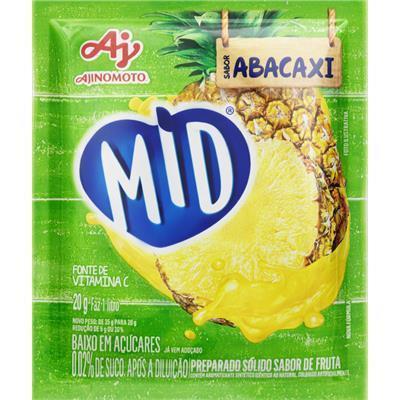 SUCO EM PÓ SABOR ABACAXI MID 20G