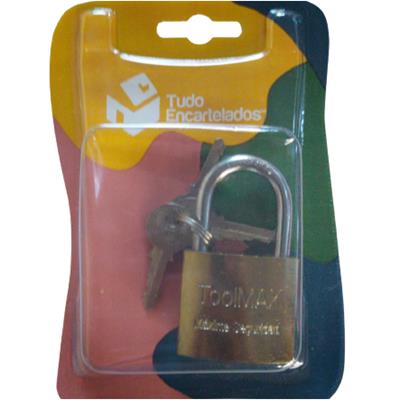 CADEADO ENCARTELADO 38MM TUDO ENCARTELADOS 1UN