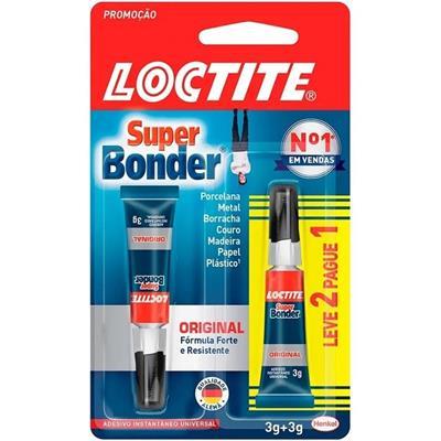 COLA SUPER BONDER ORIGINAL RESISTENTE LOCTITE 3G
