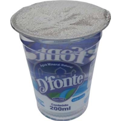 ÁGUA MINERAL NATURAL D'FONTE 200ML