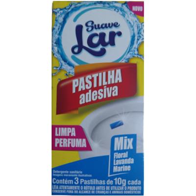 PASTILHA ADESIVA SABOR MIX SUAVE LAR 3UN 10G