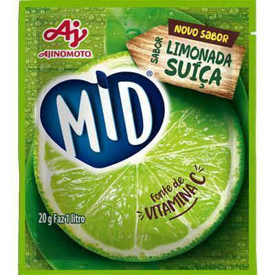 SUCO EM PÓ SABOR LIMONADA SUÍÇA MID 20G