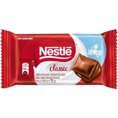 CHOCOLATE AO LEITE CLASSIC NESTLÉ 100G