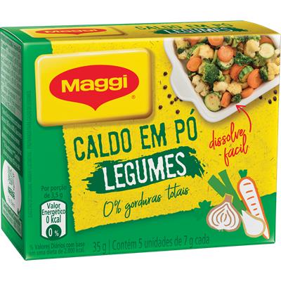 CALDO EM PÓ SABOR LEGUMES MAGGI 35G