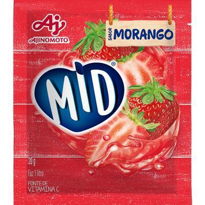 SUCO EM PÓ SABOR MORANGO MID 20G