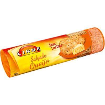 BISCOITO SALGADO SABOR QUEIJO LIANE 90G