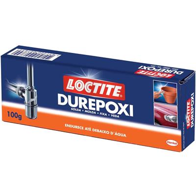 COLA DUREPOXI ENDURECE ATÉ NA ÁGUA LOCTITE 100G