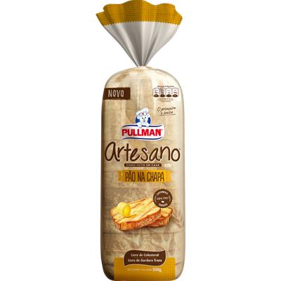 PÃO DE FORMA NA CHAPA ARTESANO PULLMAN 500G
