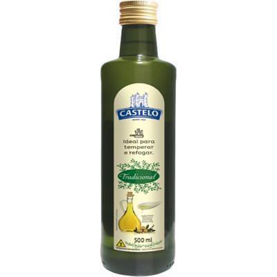 ÓLEO TRADICIONAL DE SOJA E AZEITE CASTELO 500ML