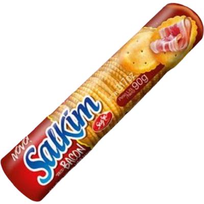 BISCOITO SALGADO SABOR BACON SALKIM 90G