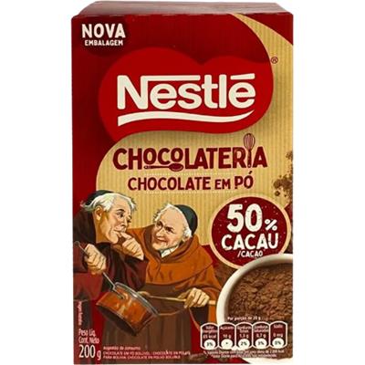 CHOCOLATE EM PÓ SOLÚVEL 50% CACAU DOIS FRADES 200G