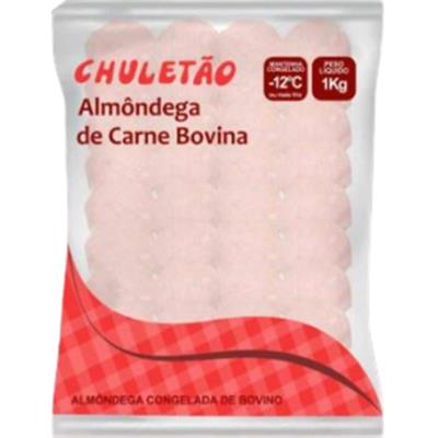 ALMÔNDEGA DE CARNE BOVINA CHULETÃO 1KG