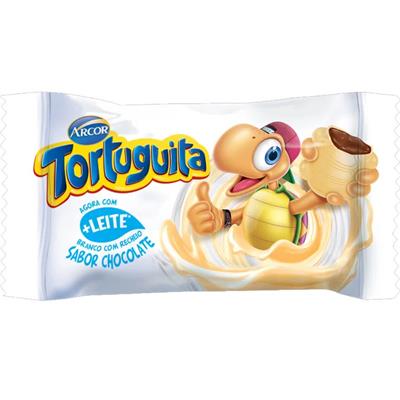CHOCOLATE BRANCO AO LEITE ARCOR TORTUGUITA 18G