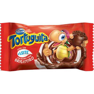 CHOCOLATE AO LEITE DE BRIGADEIRO TORTUGUITA 18G