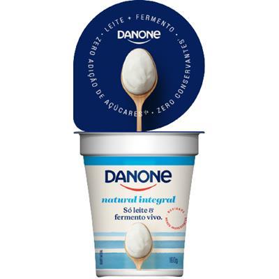 IOGURTE INTEGRAL NATURAL SEM AÇÚCAR DANONE 160G