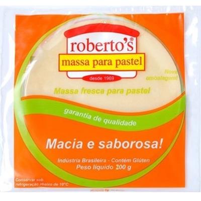MASSA PARA PASTEL MACIA E SABOROSA ROBERTO'S 200G