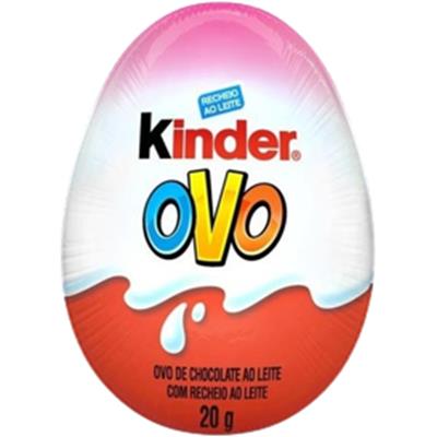 OVO CHOCOLATE RECHEIO AO LEITE MENINA KINDER 20G