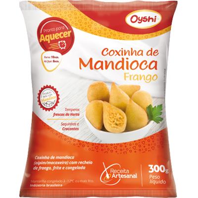 COXINHA DE MANDIOCA DE FRANGO CONGELADA OYSHI 300G