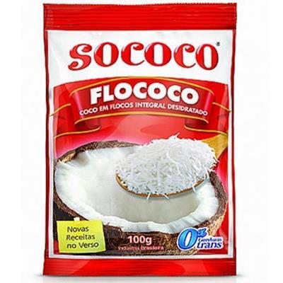 COCO RALADO SOCOCO FLOCOCO 100G 