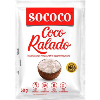 COCO RALADO SOCOCO 50G