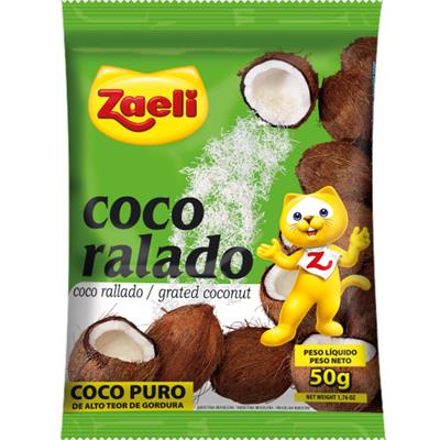 COCO PURO RALADO ZAELI 50G