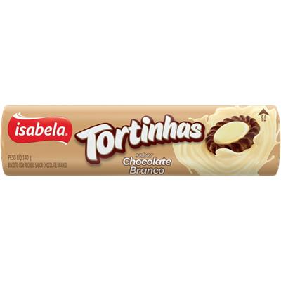 BISCOITO CHOCOLATE BRANCO TORTINHAS ISABELA 140G