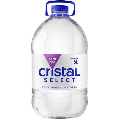 ÁGUA MINERAL NATURAL SEM GÁS CRISTAL 5L