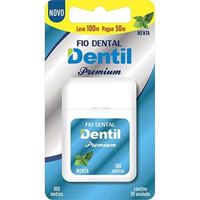 FIO DENTAL PREMIUM LEVE 100 M PAGUE 50 M DENTIL