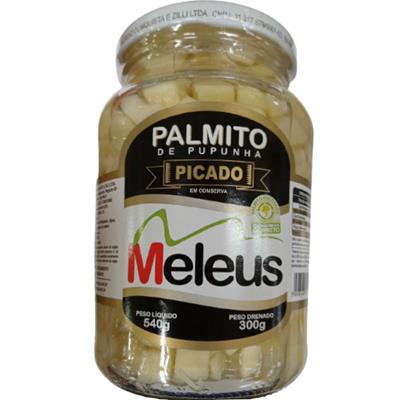 PALMITO DE PUPUNHA EM CONSERVA PICADO MELEUS 300G