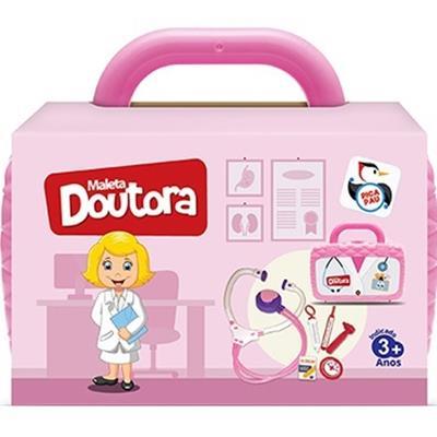 BRINQUEDO MALETA DOUTORA ROSA PICA PAU 6UN