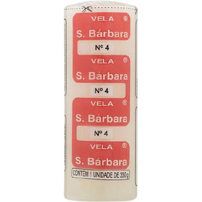 VELAS N° 4 SANTA BÁRBARA 330G 1UN
