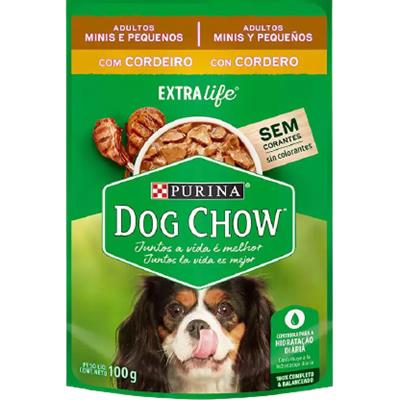 RAÇÃO PARA CÃES SABOR CORDEIRO DOG CHOW 100G