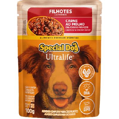 RAÇÃO ÚMIDA PARA CÃES FILHOTES SPECIAL DOG 100G
