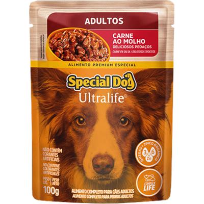 RAÇÃO ÚMIDA PARA CÃES ADULTOS SPECIAL DOG 100G