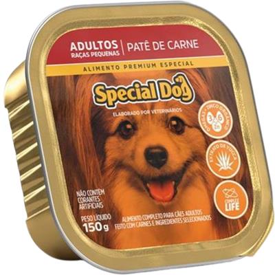 PATÊ PREMIUM DE CARNE PARA CÃES SPECIAL DOG 150G