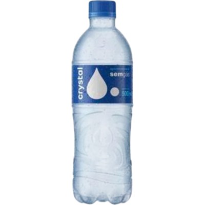 ÁGUA MINERAL NATURAL SEM GÁS CRYSTAL 500ML