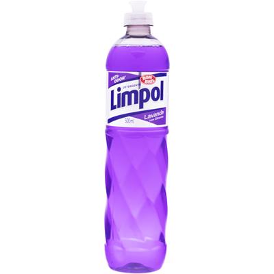 DETERGENTE LÍQUIDO LAVANDA LIMPOL 500ML