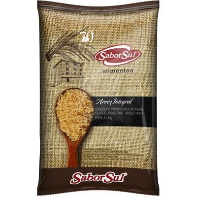 ARROZ PARBOILIZADO INTEGRAL TIPO 1 SABOR SUL 1KG